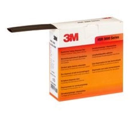 3M™ HSLR Dünnwandiger Warmschrumpfschlauch auf Großrolle, Schwarz, 6/2 mm, 20 m
