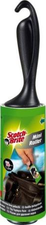Scotch-Brite™ Mini-Fusselroller Travel 836R MINI-30EUC, farbl. assort. schwarz/lila/orange/pink, 1 Stück à 30 Blatt