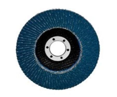 3M™ Fächerschleifscheibe 566A, 125 mm x 22 mm, P40, flach