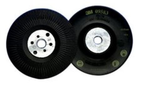 3M™ Stützteller für Fiberscheiben, gerippt, schwarz, 115 mm
