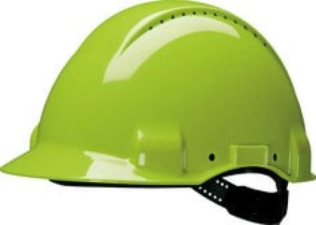 3M™ Schutzhelm, Uvicator, Pinlock-Verschluss, belüftet, Lederschweißband, Warnfarbe, G3000DUV-GB