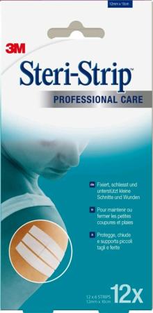 3M™ Steri-Strip™ Wundverschlussstreifen, 1547NP-12, 12mm x 100mm, 12 x 6 Streifen/Packung