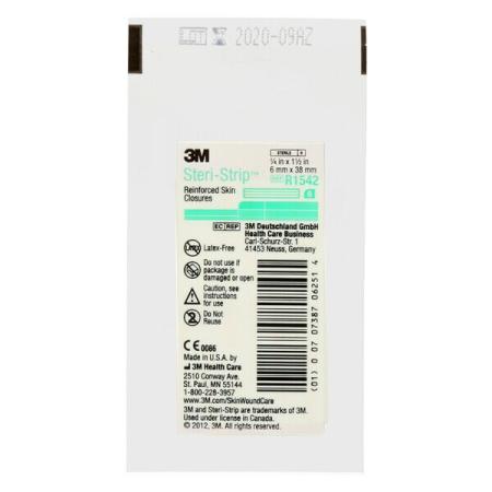 3M™ Steri-Strip™ Wundverschlussstreifen, 1542NP-12, 6mm x 38mm, 12 x 6 Streifen/Packung