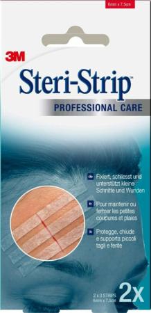 3M™ Steri-Strip™ Wundverschlussstreifen, 1551NP-2, 6 mm x 75 mm