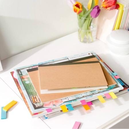 Post-it® Page Marker 670-10AB,15 mm x 50 mm, verschiedene Farben, 10 x 50 Blatt