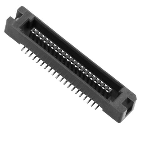 3M™ P50LE-030P1-SML DA, Stiftstecker, niedrige Bauhöhe, SMT, 180° gerade, 30-pol, P50LE Serie, 1,27 mm, Flash Au, Schwarz