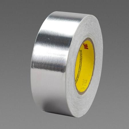 3M™ Conductive Aluminum Foil Tape 3302, Silver, 60 in x 36 yd, 3.5 mil, 1 roll per case