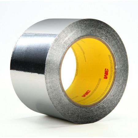 3M™ Aluminum Foil Tape 34383, Silver, 3 in x 60 yd, 4.5 mil, 12 rolls per case