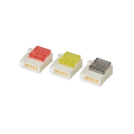 3M™ Mini-Clamp Plug 37A03-D162-W00 MB, Weiss/Gelb, 100 Stück/Karton