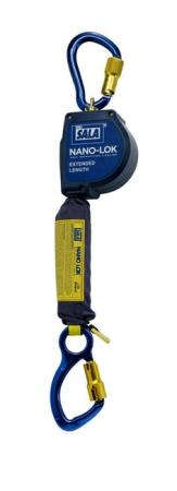 3M™ DBI-SALA® Nano-Lok™ XL Verlängertes Höhensicherungsgerät mit Haken für Anschlageinrichtung, Gurtband, 3,4 m, 3101617