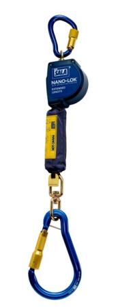 3M™ DBI-SALA® Nano-Lok™ XL Verlängertes Höhensicherungsgerät mit Haken für Anschlageinrichtung, Gurtband, 3,0 m, 3101619