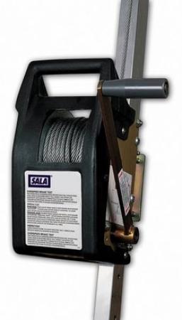3M™ DBI-SALA® Salalift™II Winde, Schwarz und Gelb eloxiert, 18 m, KT2PW60L