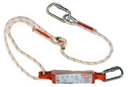 3M™ Protecta® Sanchoc™ Falldämpfendes Verbindungsmittel, Kernmantelseil, Einzelstrang, einstellbar bis 2 Meter, AE525