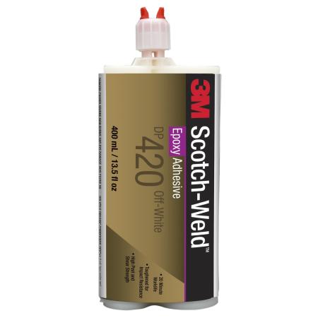 3M™ Scotch-Weld™ 2-Komponenten-Konstruktionsklebstoff auf Epoxidharzbasis DP420 Off-white, 50 ml