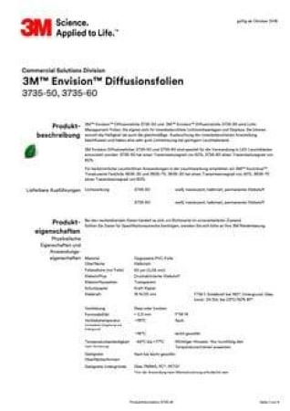 3M™ Envision™ Diffusor-Folie 3735-60 Weiß, 1220 mm x 45,7 m