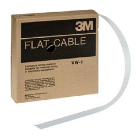 3M™ 3801/20, Flachbandkabel, 20-polig, 3801 Serie, Litzenleiter, 1,27 mm, Grau, 30,5 m/Rolle