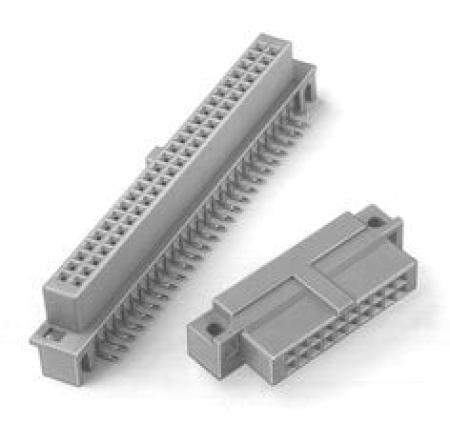 3M™ 5140-B7A2 PL, Buchsenstecker, 90° abgewinkelt, 40-polig, 5100 Serie, 2,54 mm, 0,3 µm Au, Grau