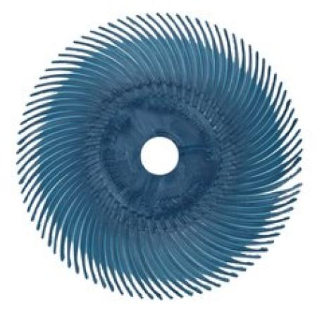Scotch-Brite™ Radial Bristle Brush RB-ZB, hellgrün, 76,2 mm, 9,5 mm, 1 Micron, Typ C