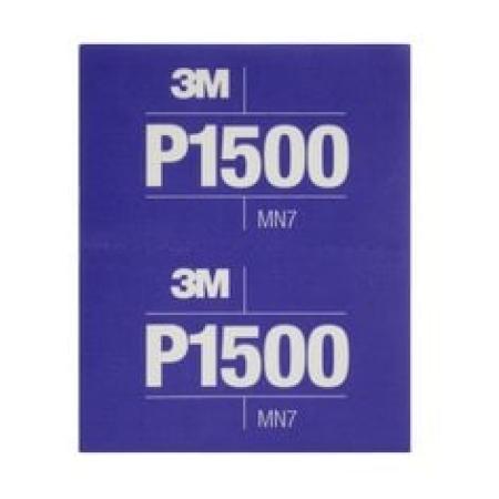 3M™ Hookit™ Flexible Schleifstreifen 270J, Purple, 140 mm x 171 mm, P1500, 34343