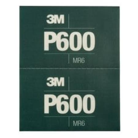 3M™ Hookit™ Flexible Schleifstreifen 270J, Grün, 140 mm x 171 mm, P600, 34339