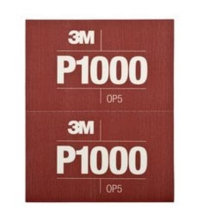 3M™ Hookit™ Flexible Schleifstreifen 270J, Braun, 140 mm x 171 mm, P1000, 34341