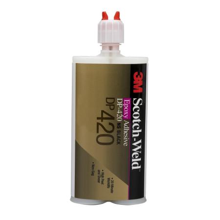 3M™ Scotch-Weld™ 2-Komponenten-Konstruktionsklebstoff auf Epoxidharzbasis DP420NS, Schwarz, 400 ml