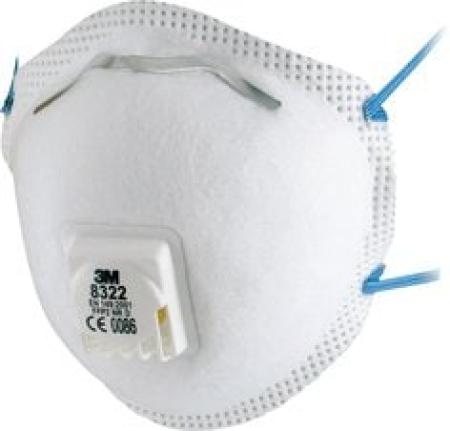 3M™ Partikelmaske, FFP2, mit Ventil, 8322