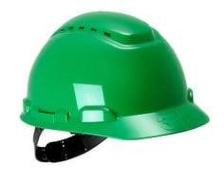 3M™ Schutzhelm H700-Serie H700CG in Grün, belüftet, mit Pinlock und Kunststoffschweißband