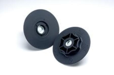 3M™ Stützteller für Fiberscheiben, gerippt, schwarz, 180 mm