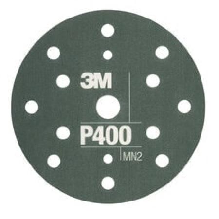 3M™ Hookit™ Flexible Schleifscheibe 270J, 150 mm, 15-fach gelocht, P400, 34417