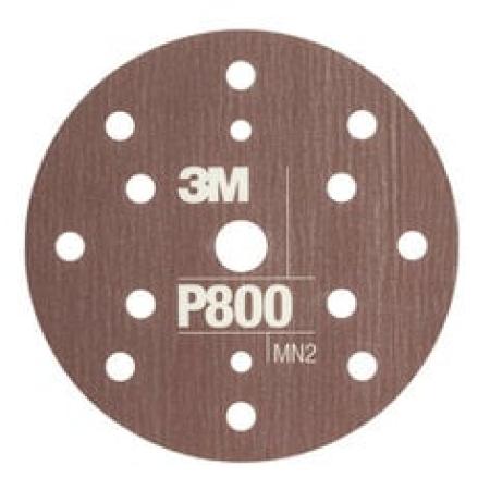 3M™ Hookit™ Flexible Schleifscheibe 270J, 150 mm, 15-fach gelocht, P800, 34420