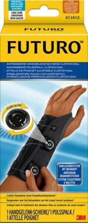 FUTURO™ Custom Dial Handgelenk-Schiene anpassbar, links
