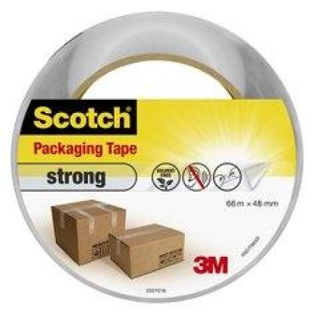 Scotch® Strong Verpackungsklebeband, transparent, 48 mm x 66 m, 1 Rolle