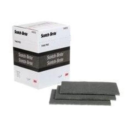Scotch-Brite™ Handpad 7448 PRO, grau, 152 mm x 228 mm, S UFN
