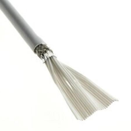 3M™ HF659/64 SF Halogenfreies Ummanteltes Flach-Rundkabel, 64-polig, HF659 Serie, Litzen, 1,27 mm, Dunkelgrau, 83,80 m