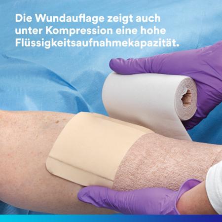 Preview: 3M™ Tegaderm™ Foam nicht klebend, 90600, 5 cm x 5 cm, 10 / Packung