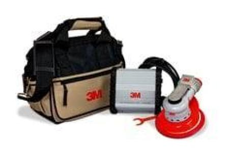 3M™ Einhand-Elektro-Exzenterschleifer Serie Elite Kit, 150 mm, externe Absaugung, 5 mm Schleifhub, 5/16" Gewinde