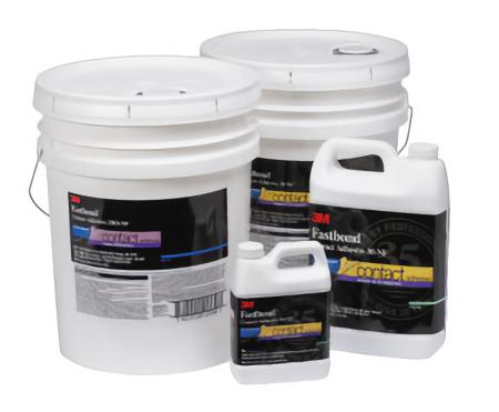 3M™ Fastbond™ Dispersionsklebstoff auf Polychloroprenbasis 2000NF, Blau, Set, 200 L Basis + 20 L Aktivator