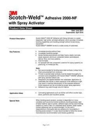 3M™ Scotch-Weld™ Polychloropren-Klebstoff 2000, Blau, 10 L