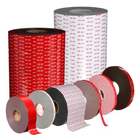 3M™ VHB™ Klebeband 4646F, Grau, 19 mm x 3 m, 0.6 mm, Kurzrolle