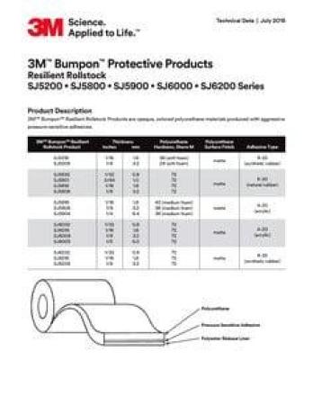 3M™ Bumpon™ Elastikpuffer SJ5904, 7306898, Schwarz