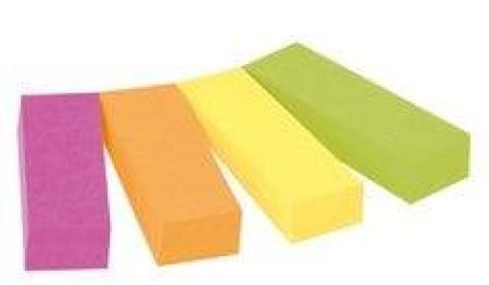 Post-it® Page Marker, Cape Town Collection, 15 mm x 50 mm, 4 Blöcke/Packung