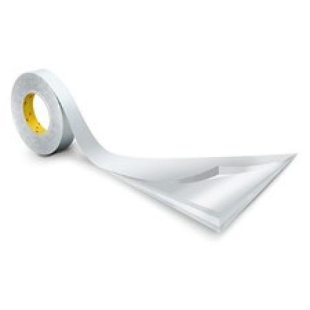 3M™ Doppelseitiges Klebeband mit Papiervlies-Träger CT6348, Weiß, 1030 mm x 50 m, 0.10 mm