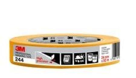 3M™ Malerabdeckband 244, 24 mm x 50 m, 1 Rolle/Packung