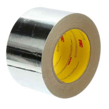 3M™ Venture Tape™ Aluminum Foil Tape 1521CW, Silver, 72 mm x 45.7 m, 2.8 mil, 16 rolls per case