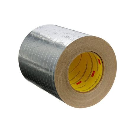 3M™ Venture Tape™ FSK Facing Tape 1525CW, Silver, 6 in x 50 yd, 8 rolls per case