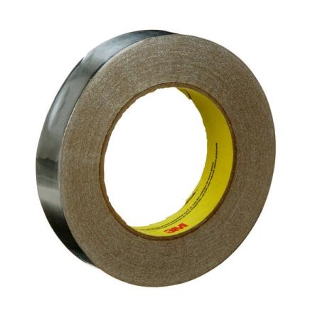 3M™ Venture Tape™ Aluminum Foil Tape 1520CW, Silver, 1 in x 50 yd, 3.2 mil, 48 rolls per case