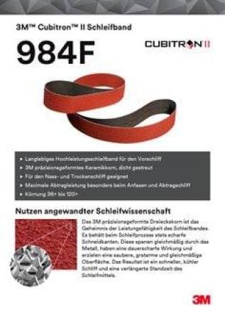 3M™ Cubitron™ II Schleifgewebe Band 947A