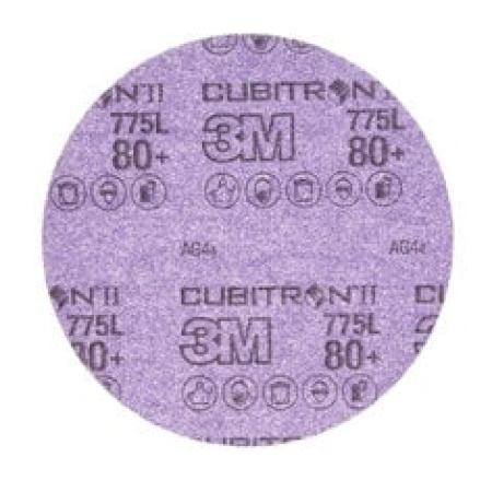 3M™ Cubitron™ II Hookit™ Filmscheibe 775L, 125 mm, 80+, ungelocht