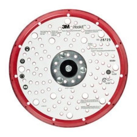 3M™ Hookit™ Stützteller für Schleifscheiben, Rot, 150 mm x 9,5 mm x 15,6 mm, 5/16-24 in, 28729